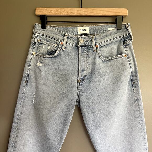 CITIZENS OF HUMANITY Emerson Jean‎ Slushie On Size 26 Boyfriend Low Rise Slouchy - Picture 5 of 16